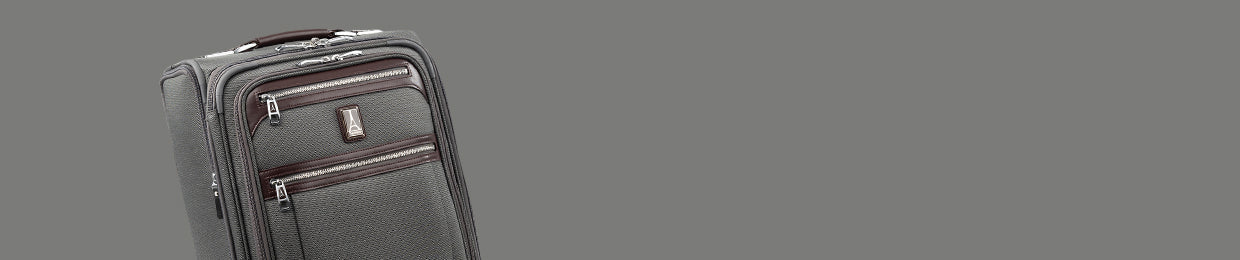 Grey Softshell Spinner Suitcase
