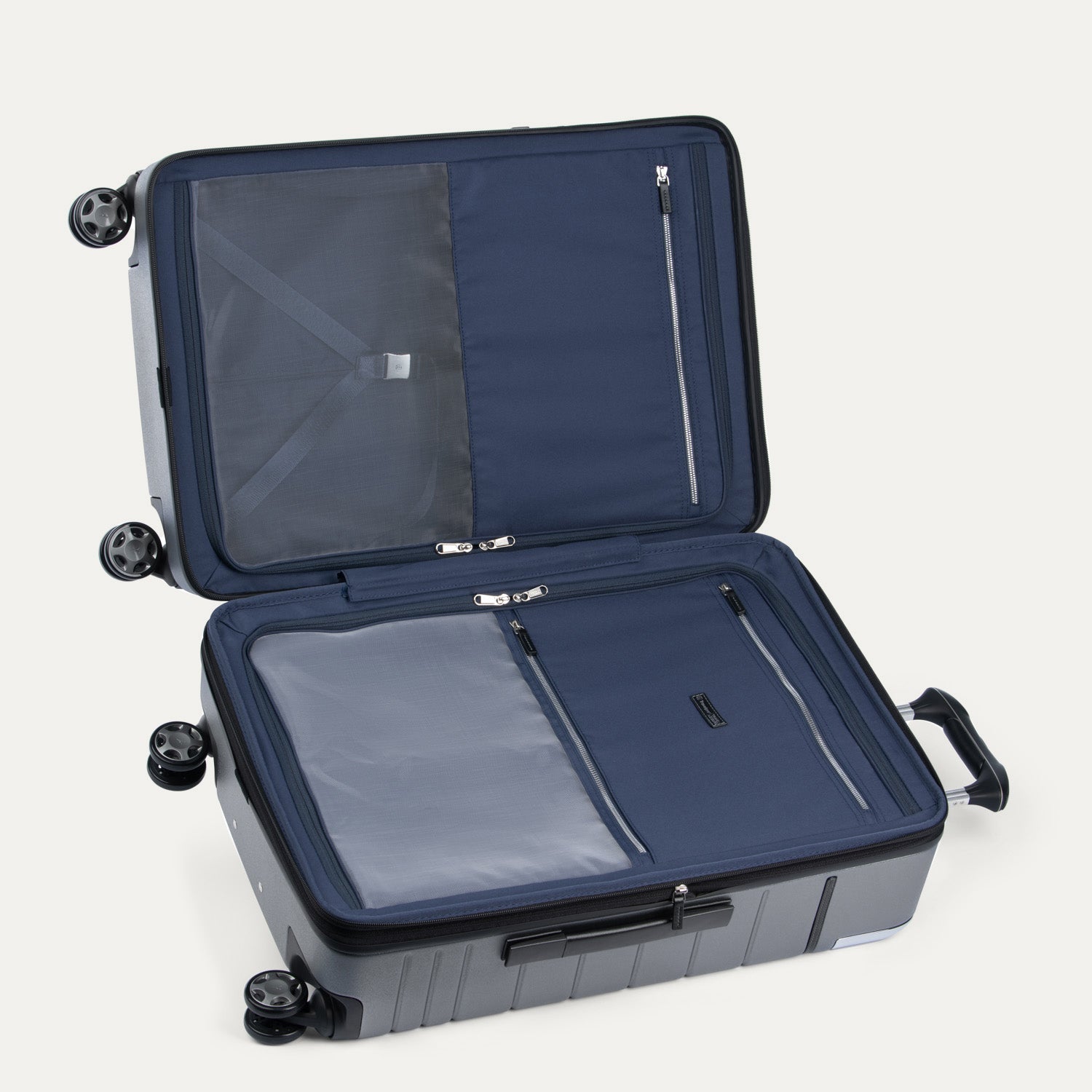 Travelpro® x Travel + Leisure Ensemble de bagages à roulettes et à fond plat de taille moyenne pour l'enregistrement et pour le voyage en semaine