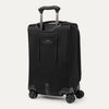 Rear view of the Travelpro Crew Classic Carry-On Spinner in Black, featuring a PowerScope Extension Handle.