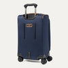 Vue arrière de la Classic Travelpro Crew Classic Spinner, couleur bleu Patriot, équipée d'une poignée PowerScope .