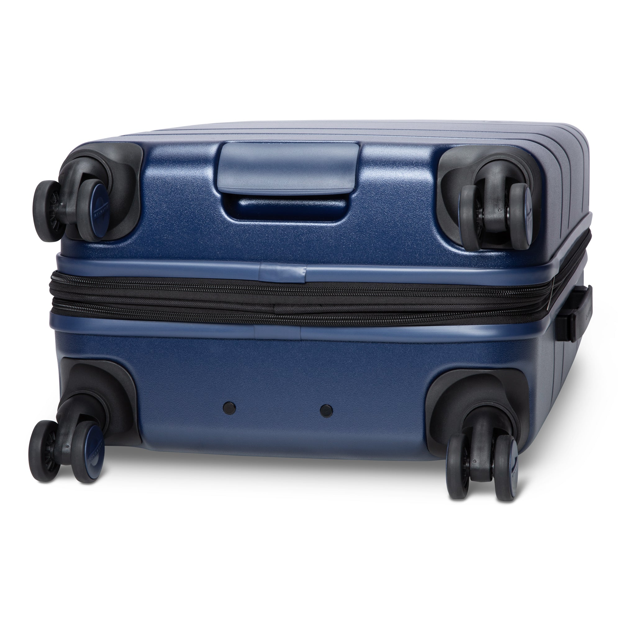 Atlantic Transmarine Hardside Large Checked Spinner in Midnight Blue, view 4