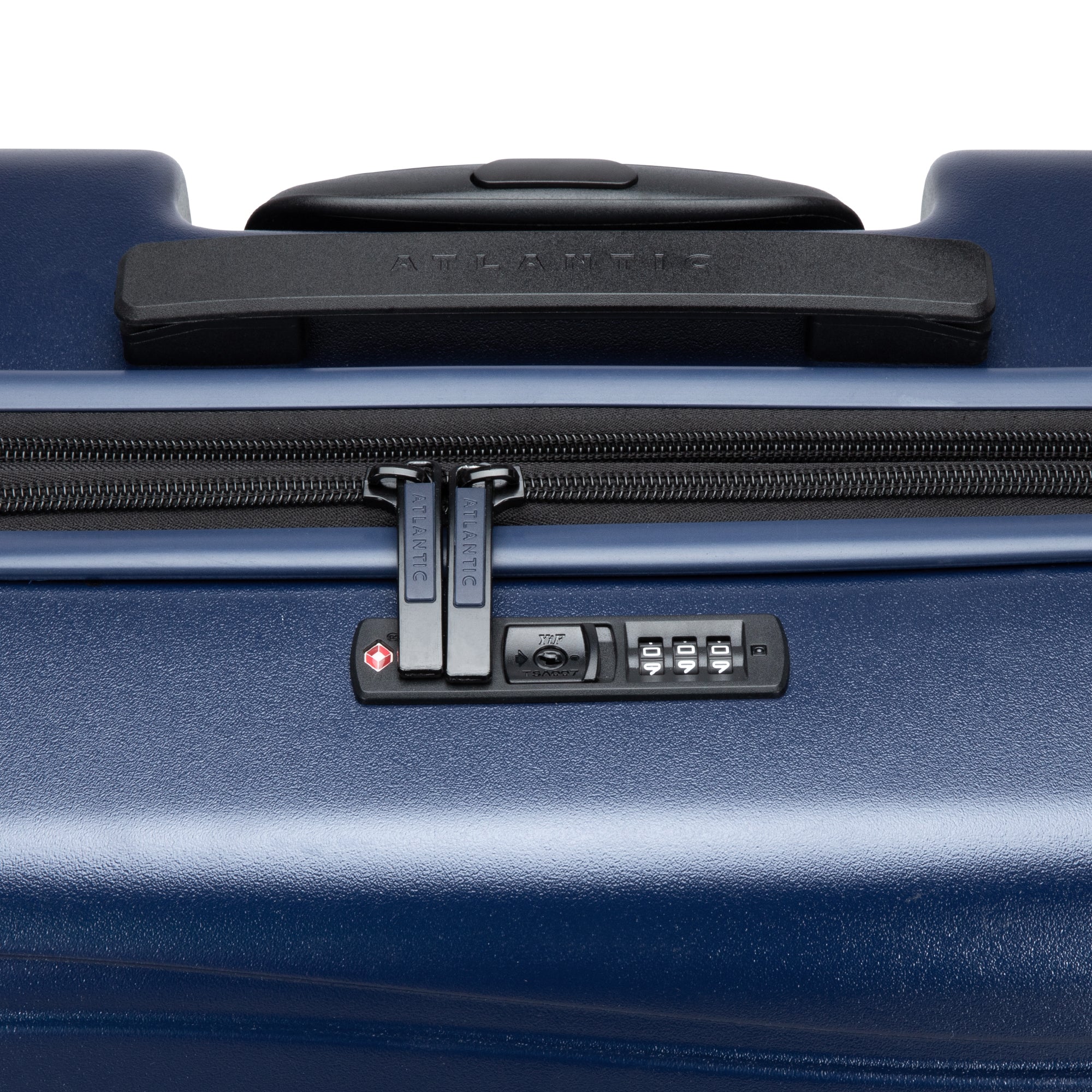 Atlantic Transmarine Hardside Large Checked Spinner in Midnight Blue, view 8