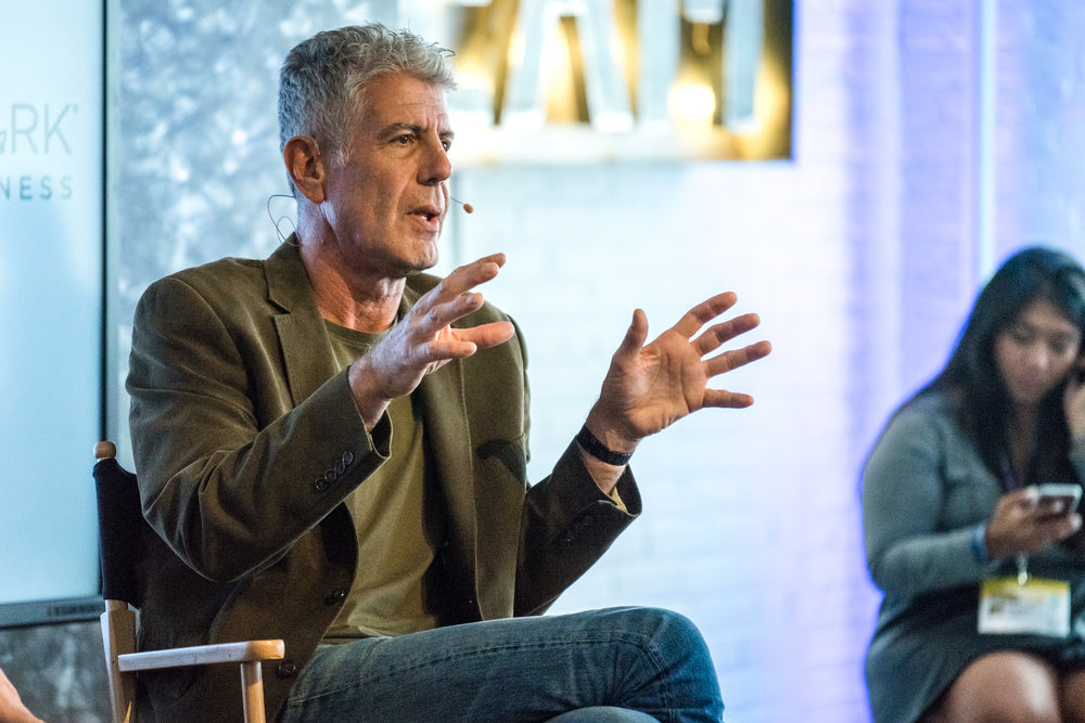 Anthony Bourdain speaking