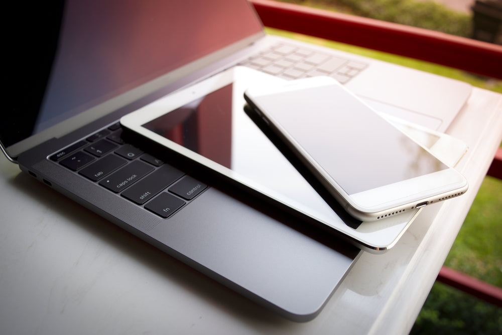 Electronic device computer laptop tablet phone.