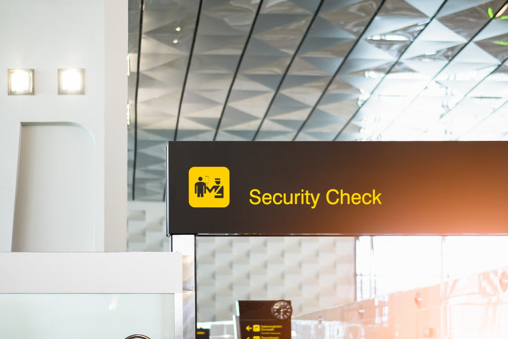 Security Check. TSA Checkpoint