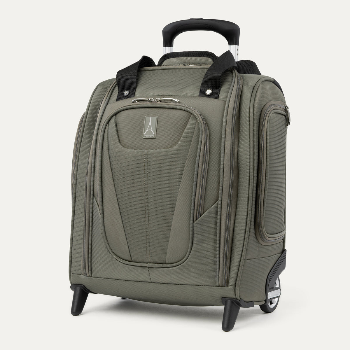 backpack with wheels for travel canada Maxlite® 5 Carry-on Rolling Underseat Bag – Travelpro® Hercules vs Klein what's strap backpack Color:New Taupe Green/Utility Brown avocado