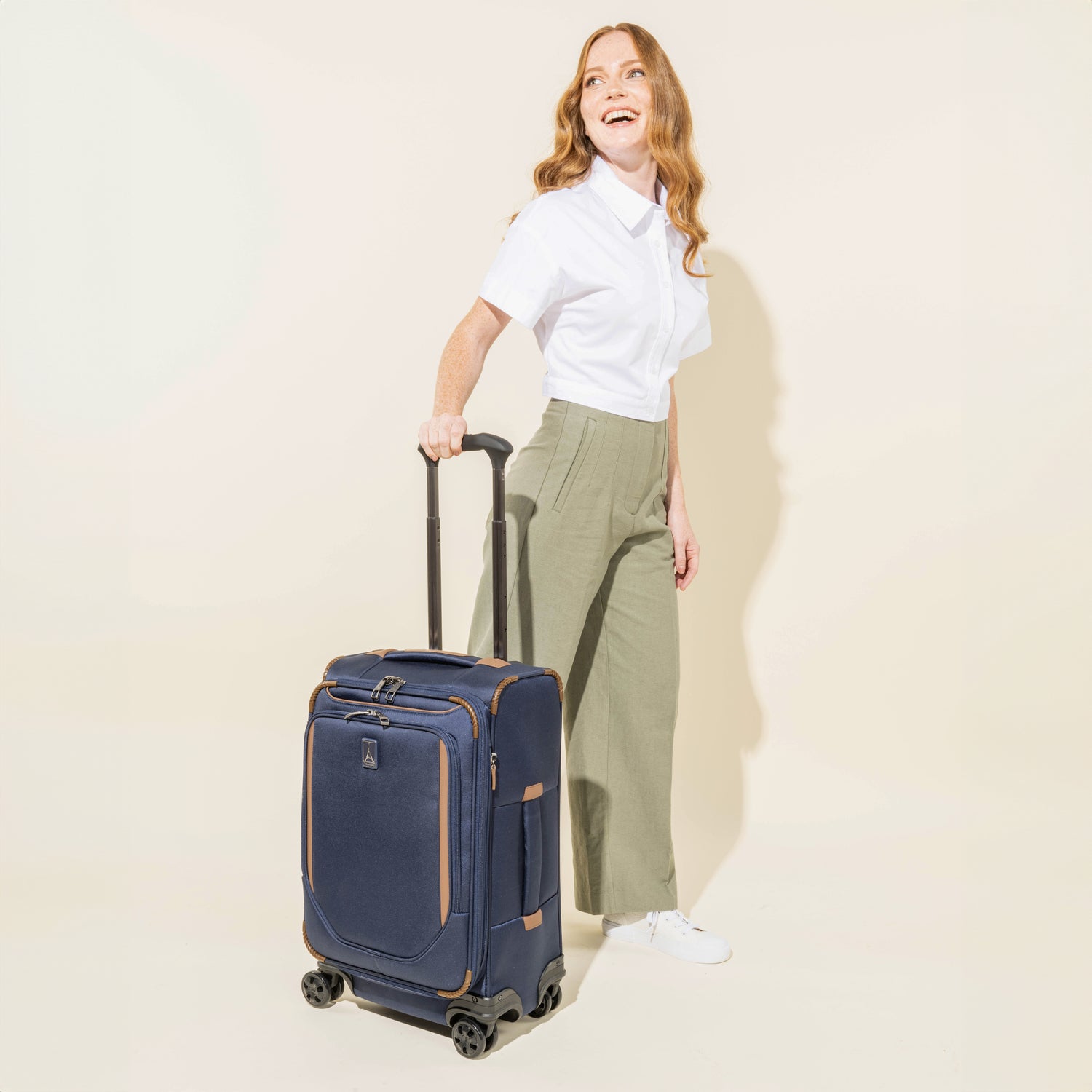 Valise cabine extensible à roulettes Crew™ Classic Compact