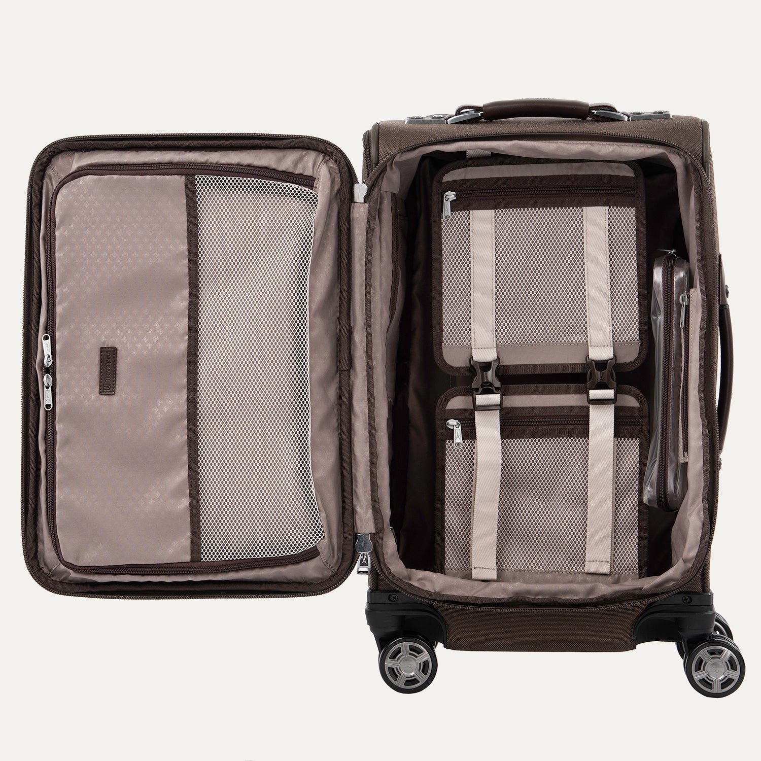 Valise Spinner Extensible Platinum® Elite de 21 po