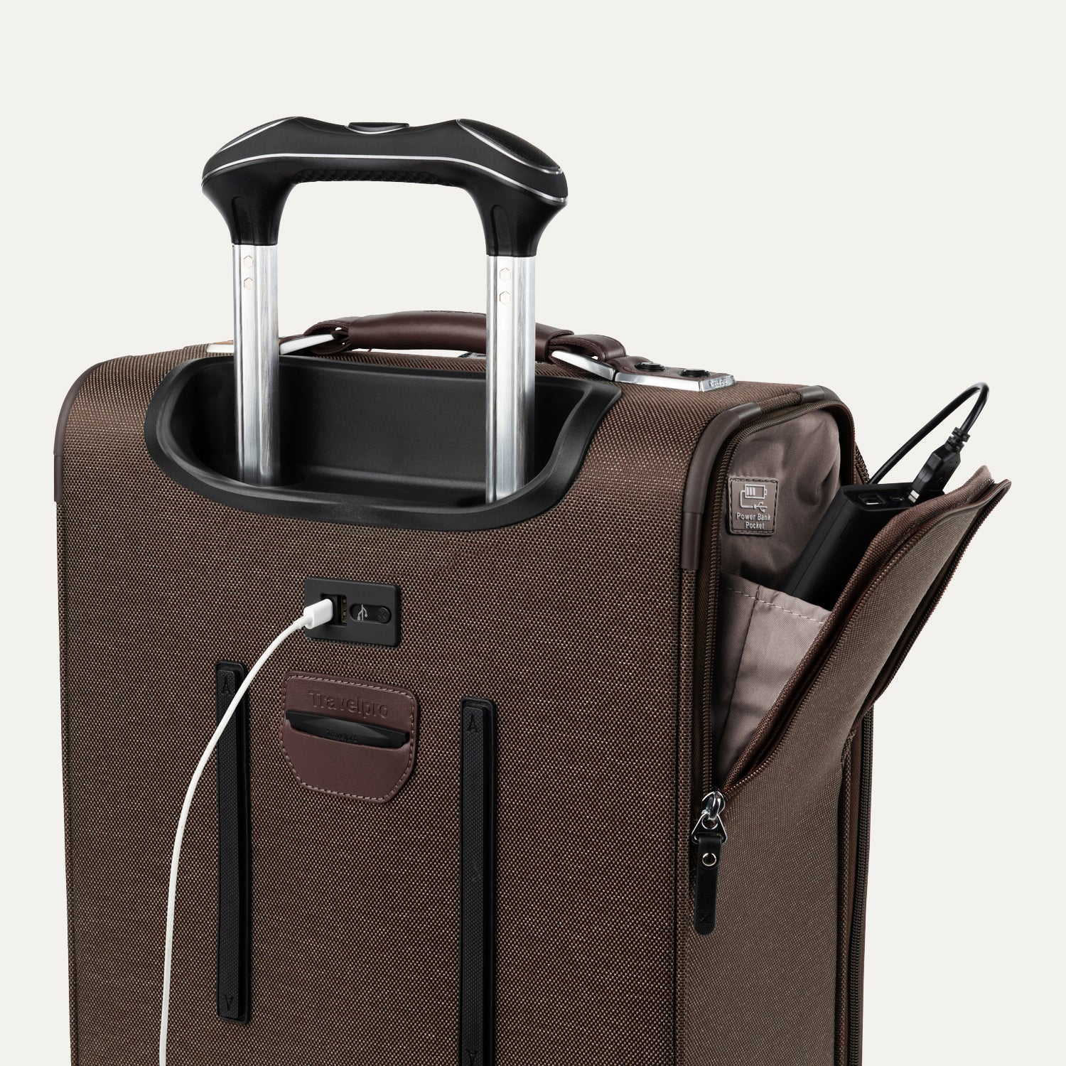 Valise Spinner Extensible Platinum® Elite de 21 po