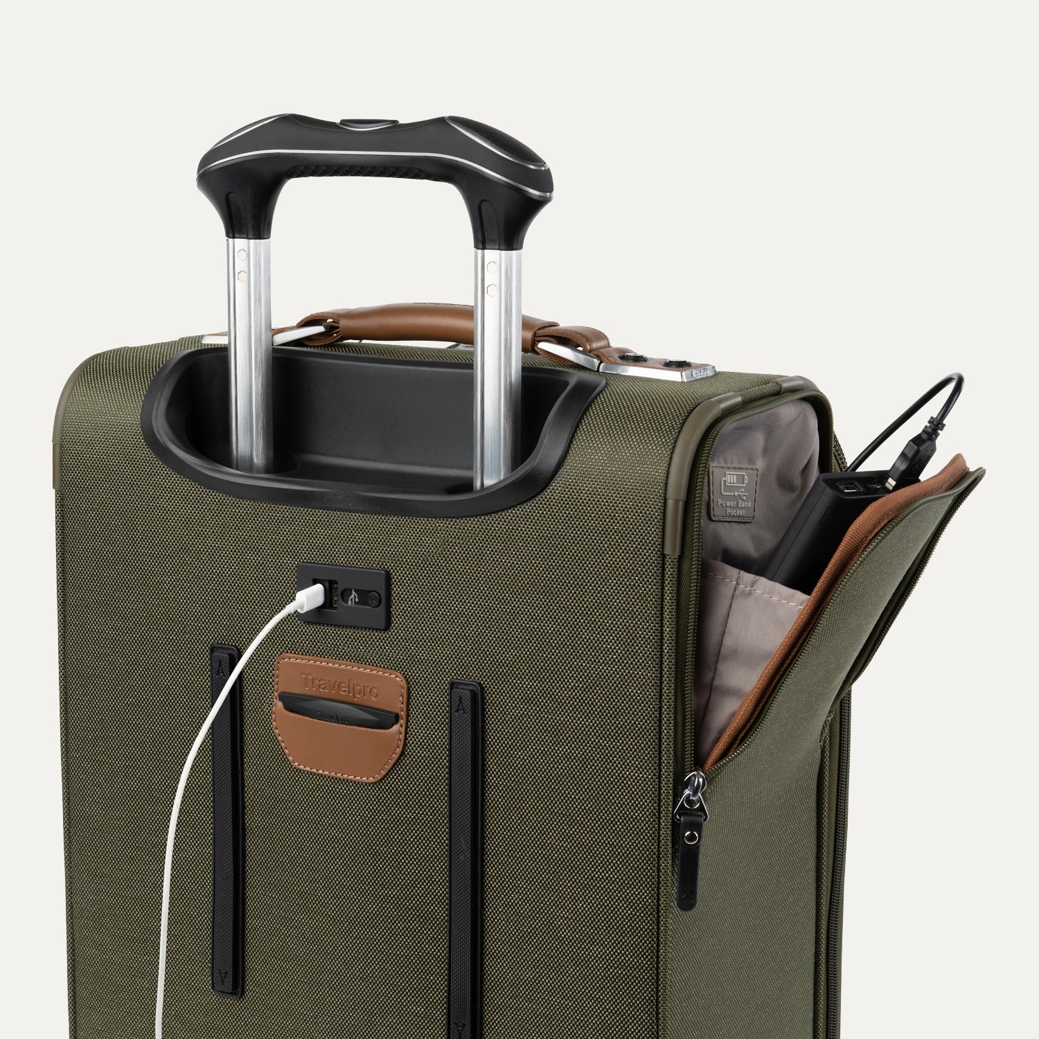 Valise Spinner Extensible Platinum® Elite de 21 po