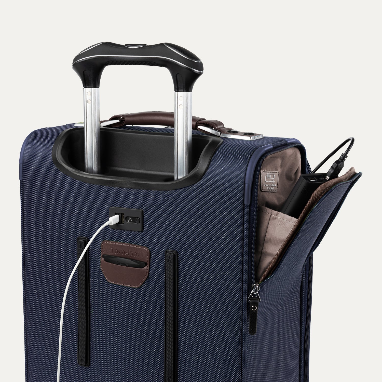 Valise Spinner Extensible Platinum® Elite de 21 po