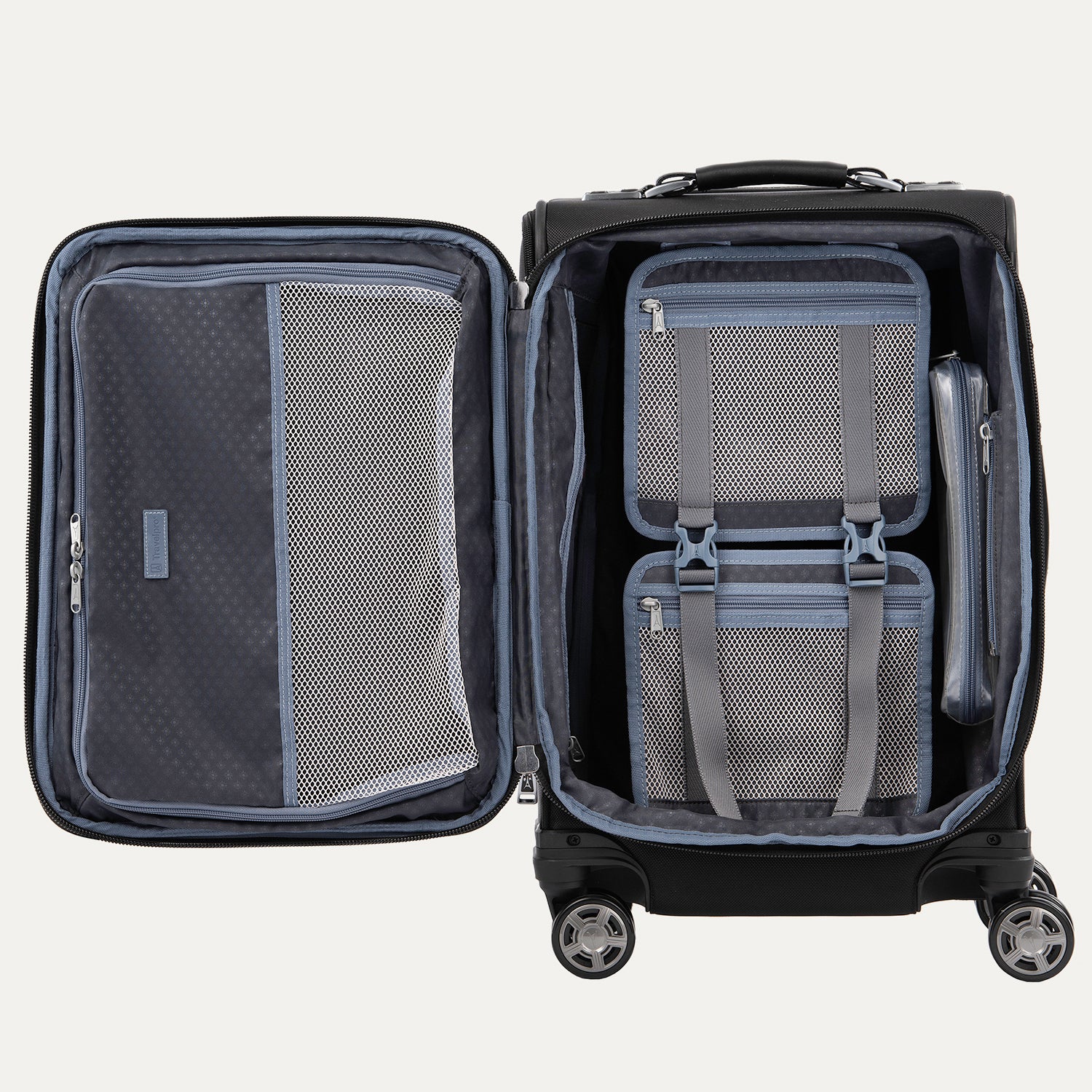 Valise de cabine pivotante extensible Platinum® Elite 20 po Business Plus