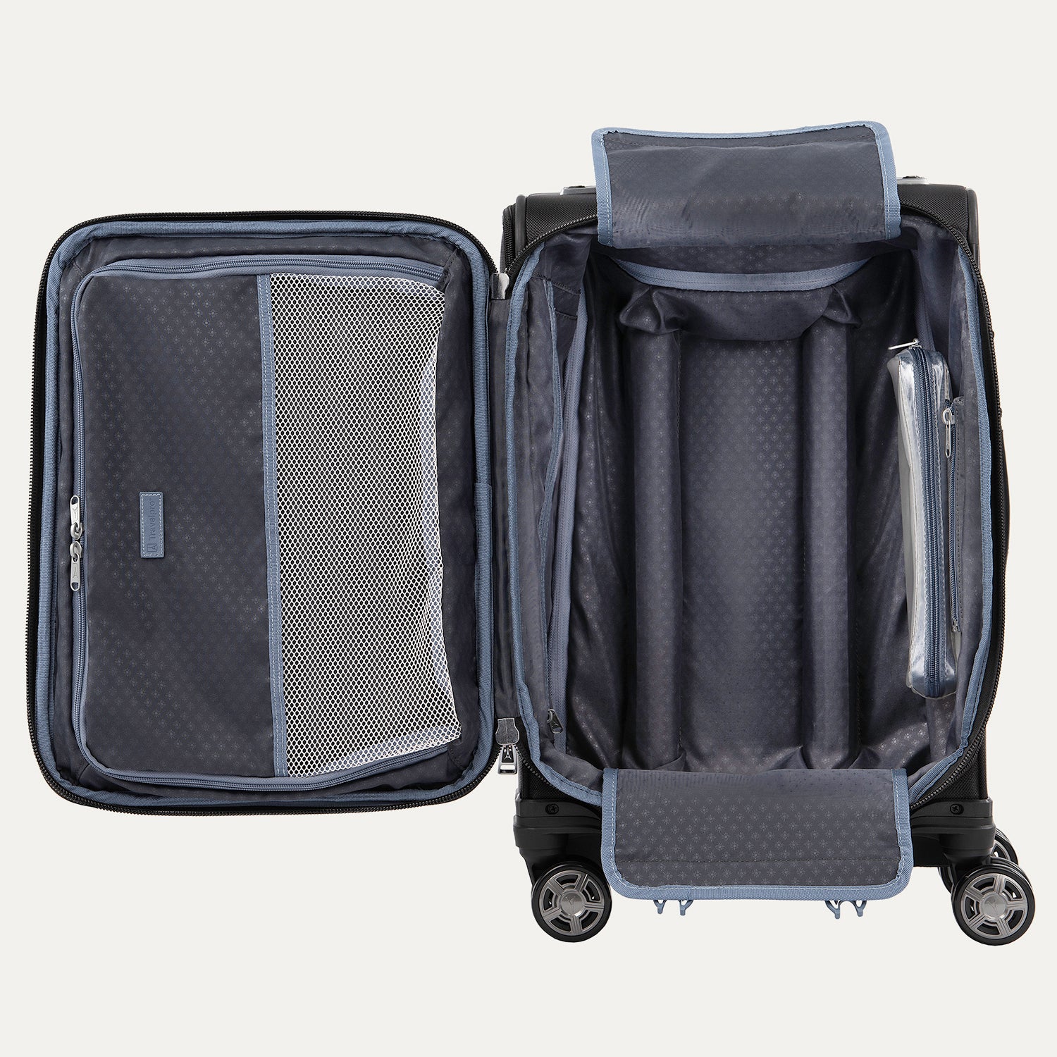 Valise de cabine pivotante extensible Platinum® Elite 20 po Business Plus