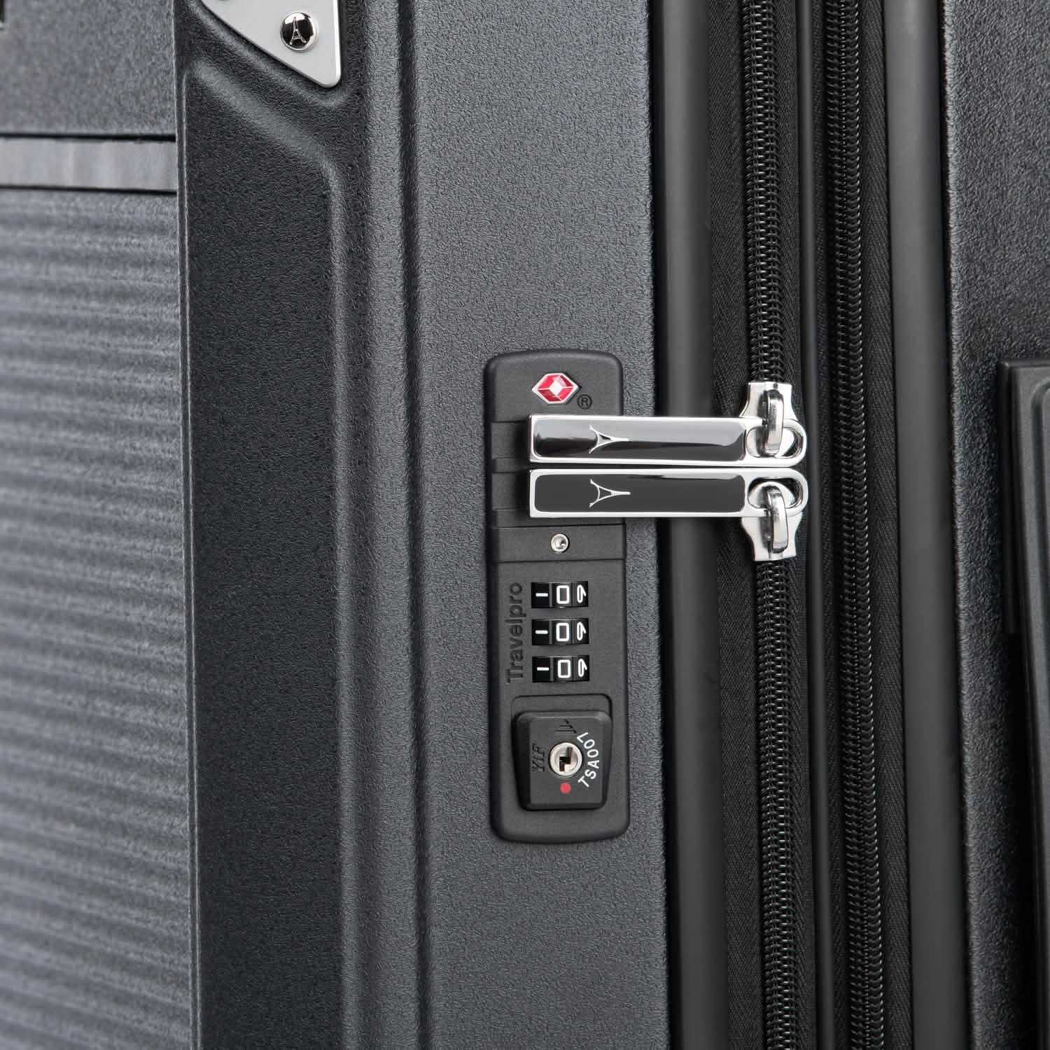 Valise rigide à roulettes cabine Platinum® Elite Slim