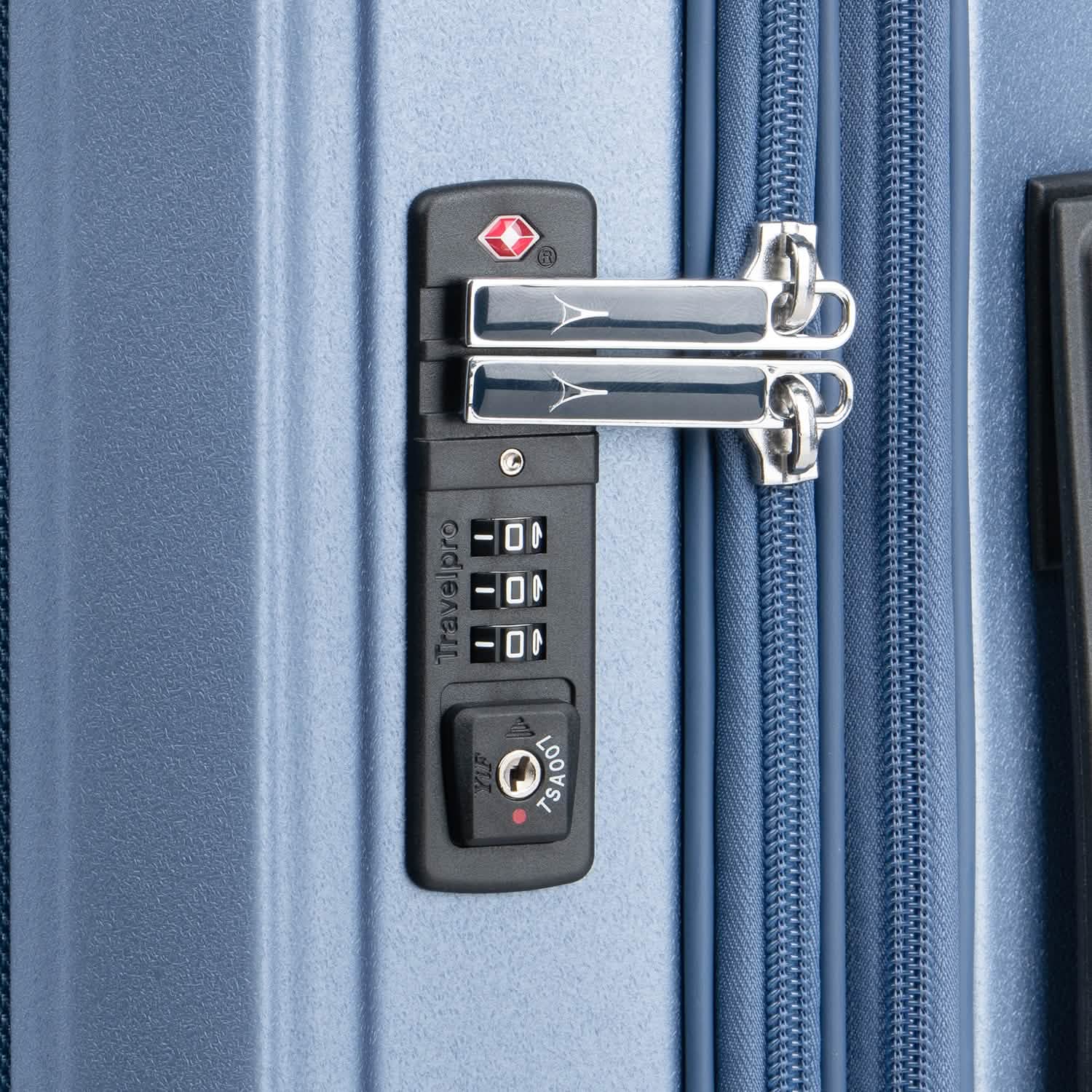 Valise rigide à roulettes cabine Platinum® Elite Slim