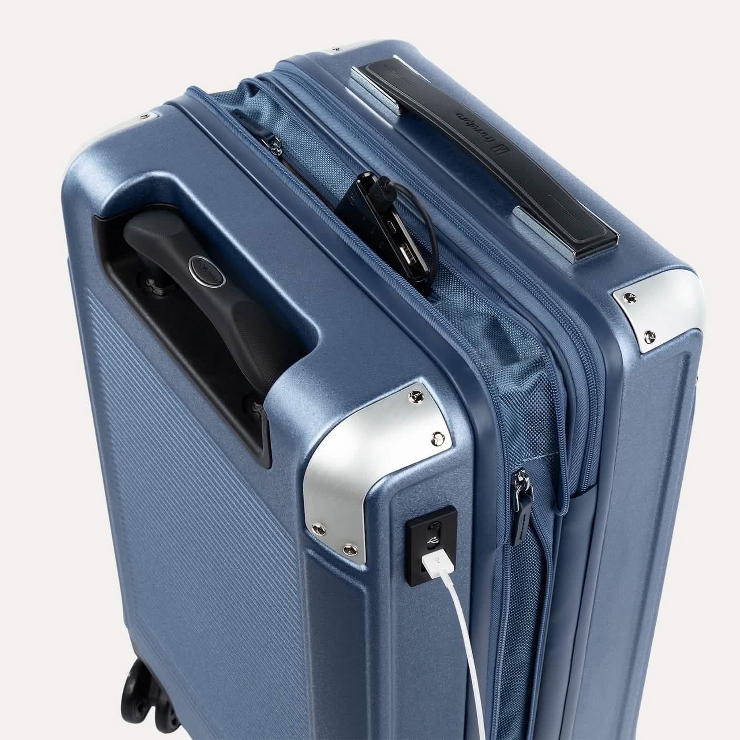 Valise rigide à roulettes cabine Platinum® Elite Slim