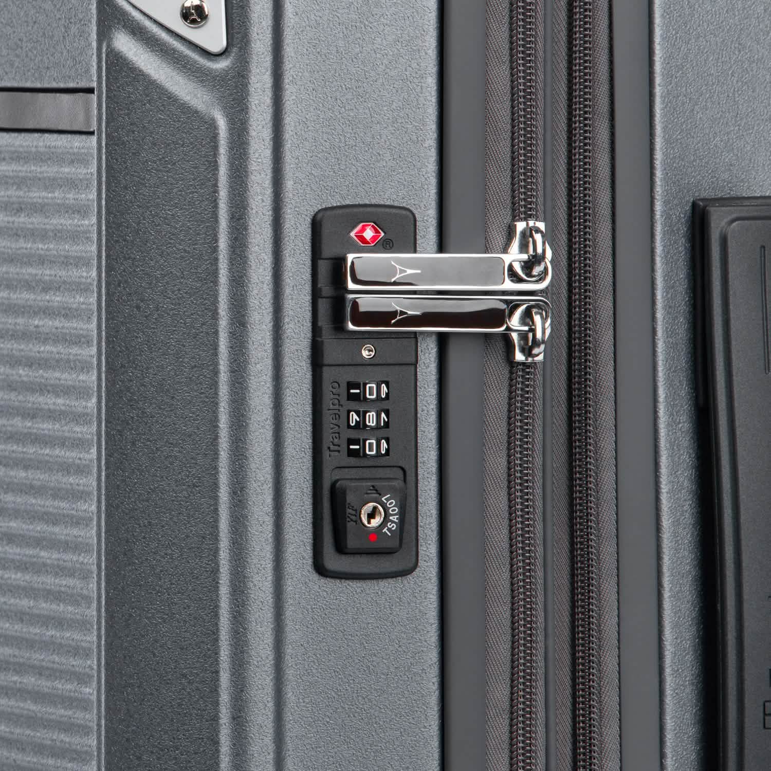 Valise rigide à roulettes cabine Platinum® Elite Slim