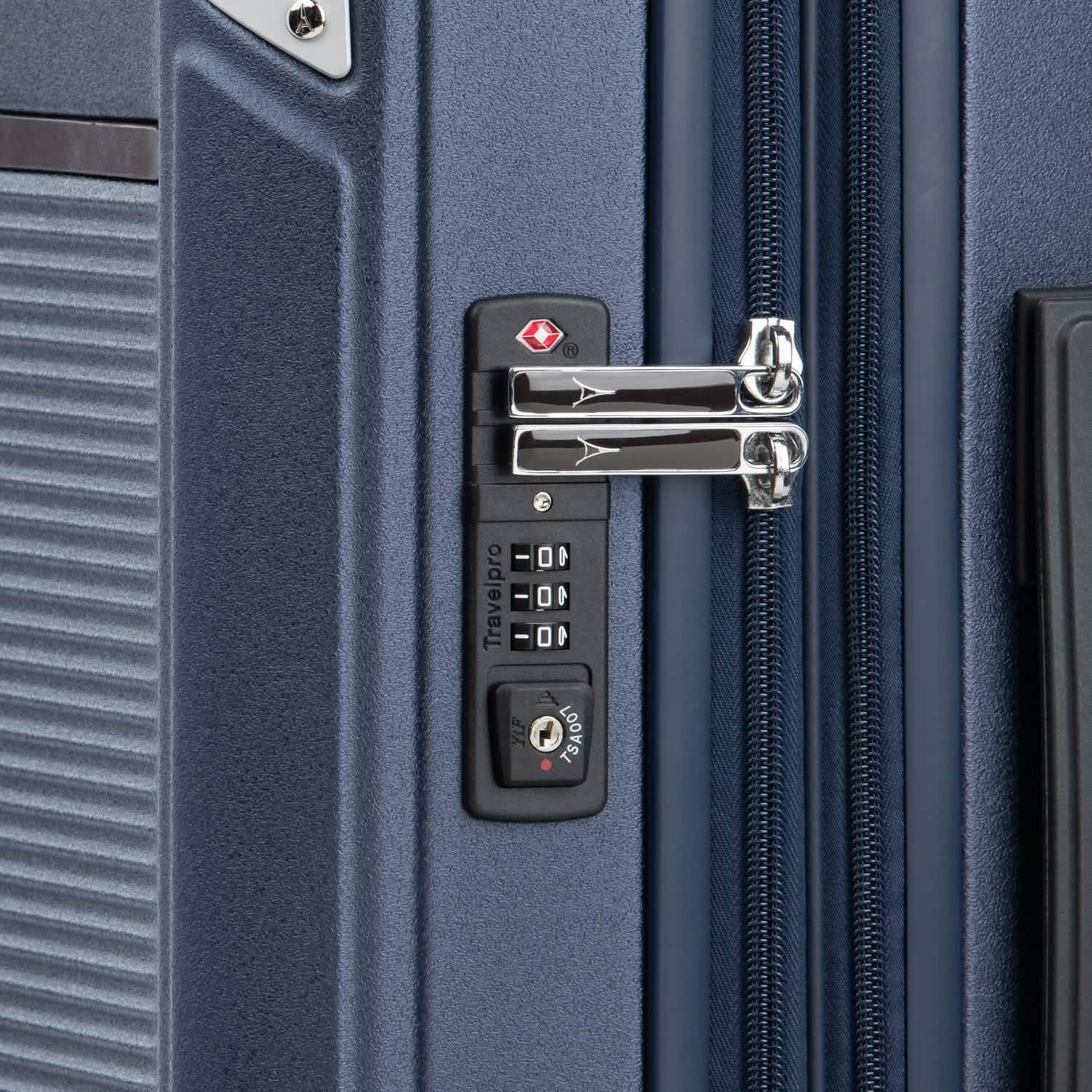 Valise rigide à roulettes cabine Platinum® Elite Slim