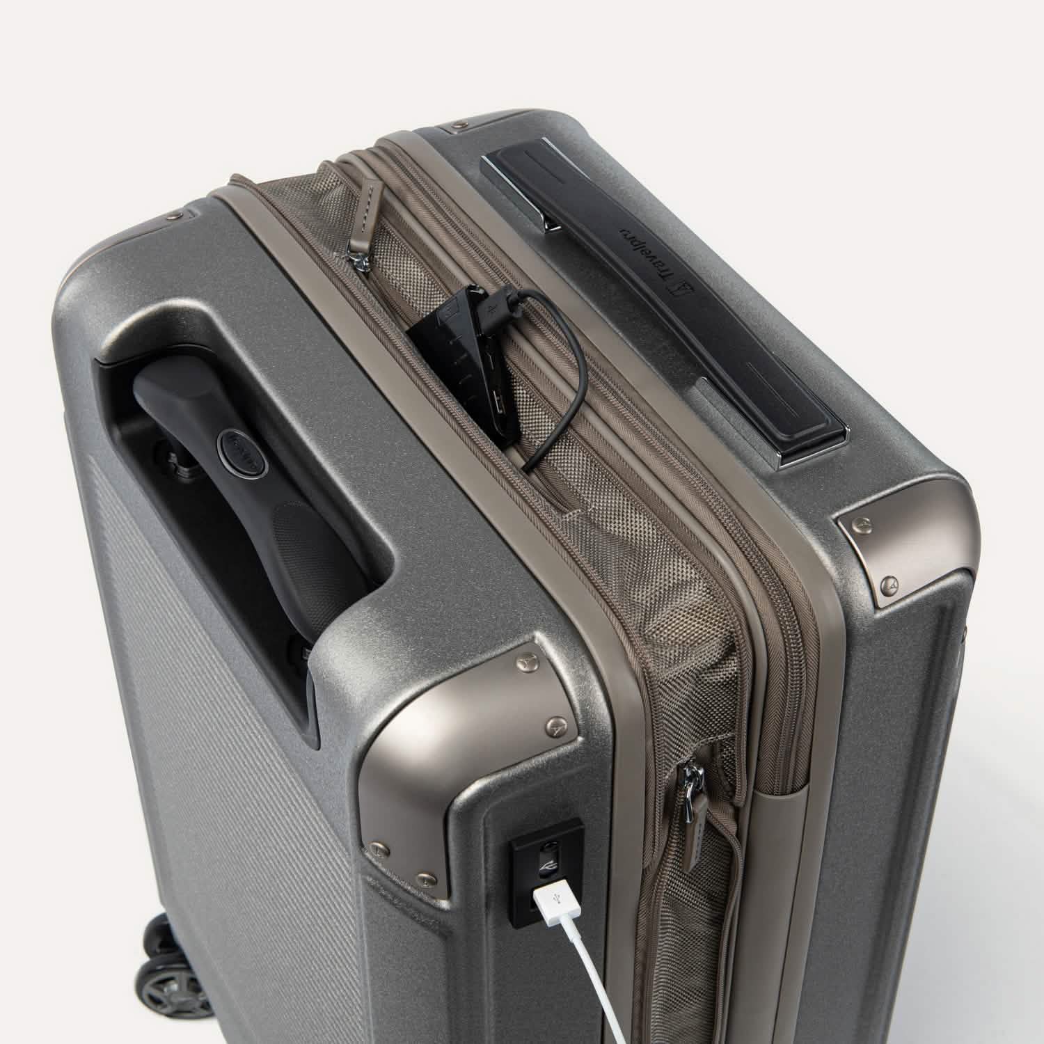 Valise rigide à roulettes cabine Platinum® Elite Slim