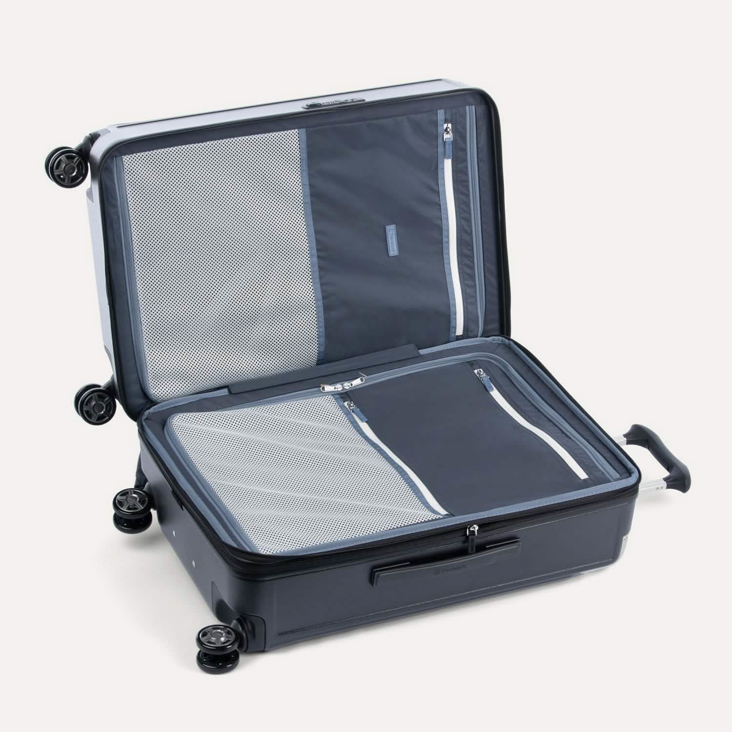 Valise grand format à roulettes en polycarbonate Platinum® Elite