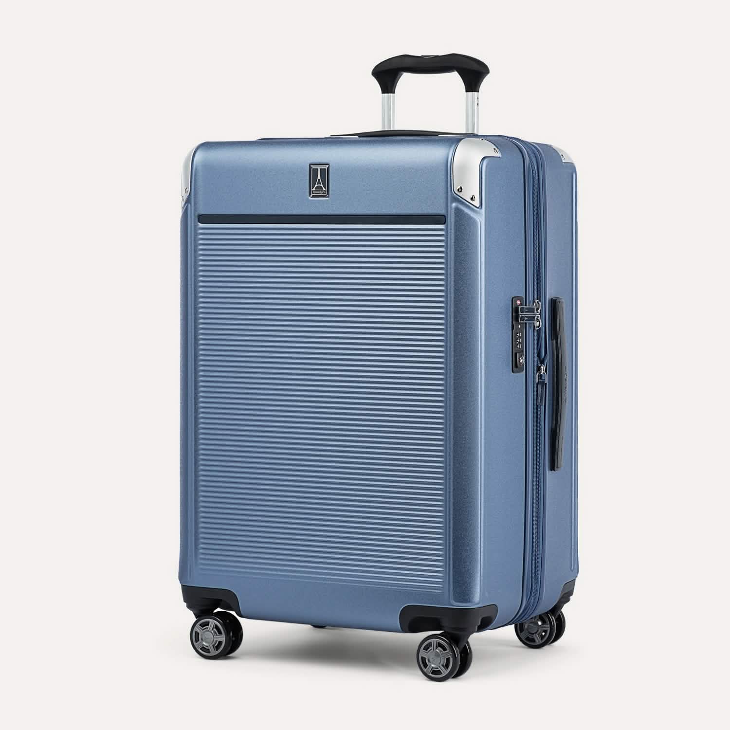 Valise grand format à roulettes en polycarbonate Platinum® Elite