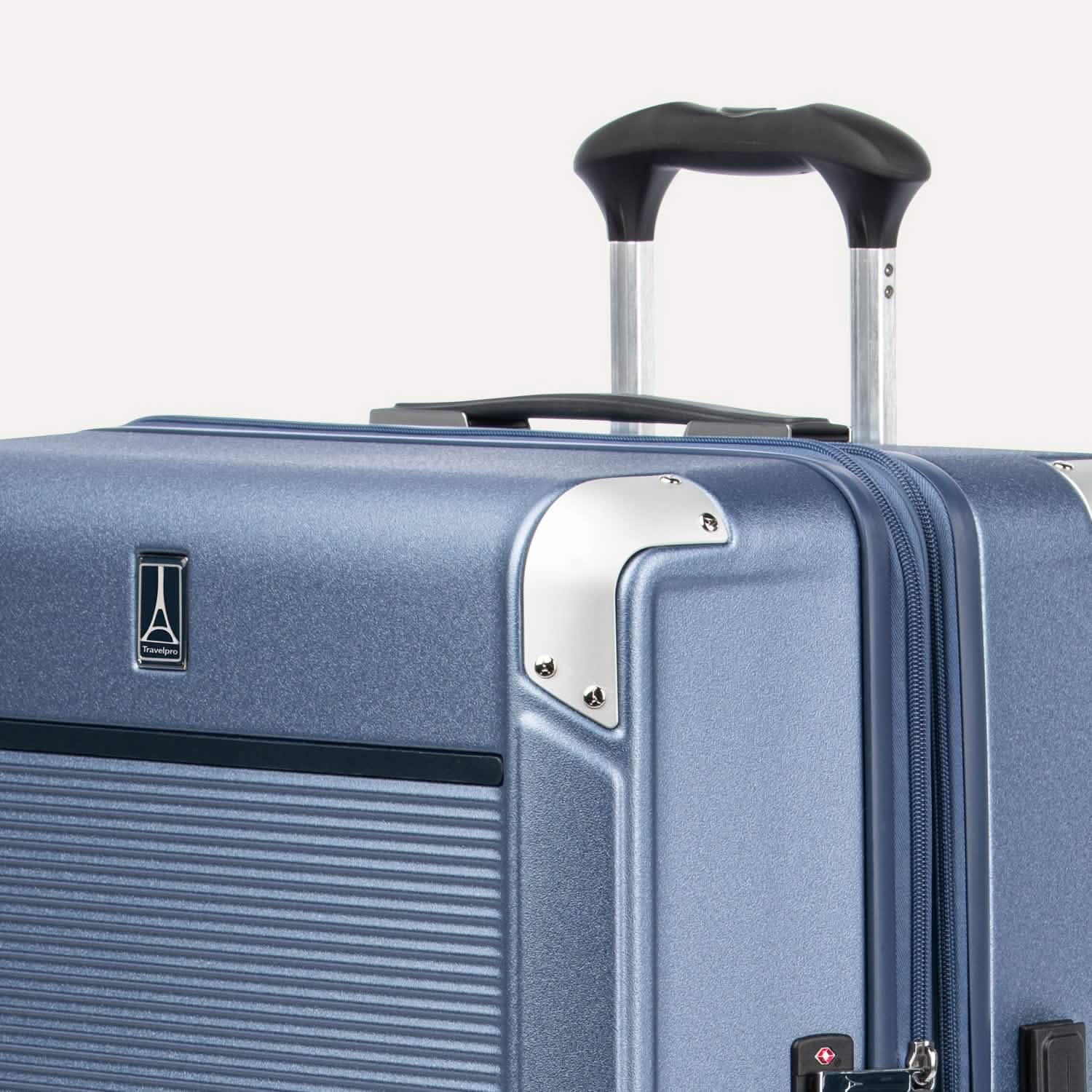 Valise grand format à roulettes en polycarbonate Platinum® Elite