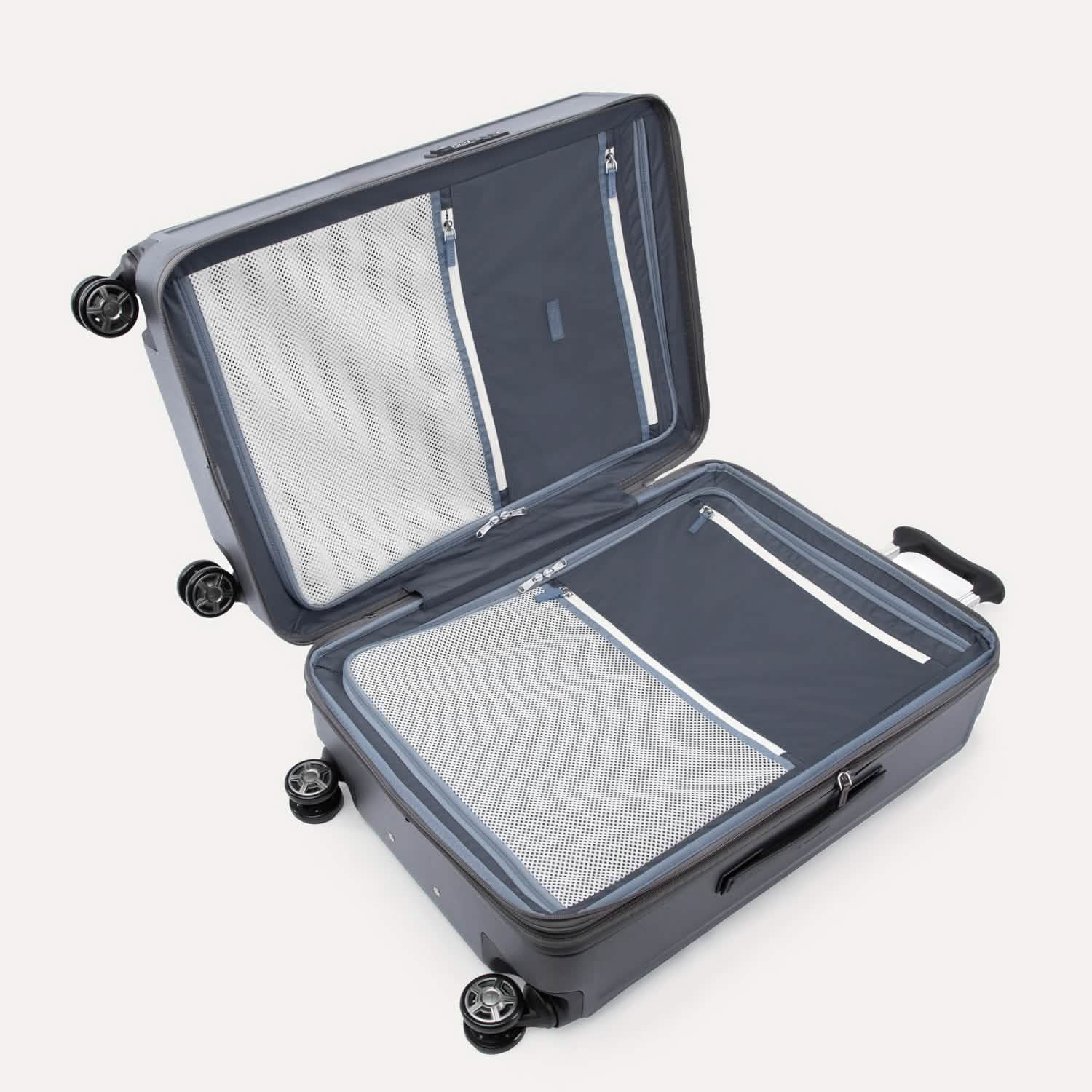 Valise grand format à roulettes en polycarbonate Platinum® Elite