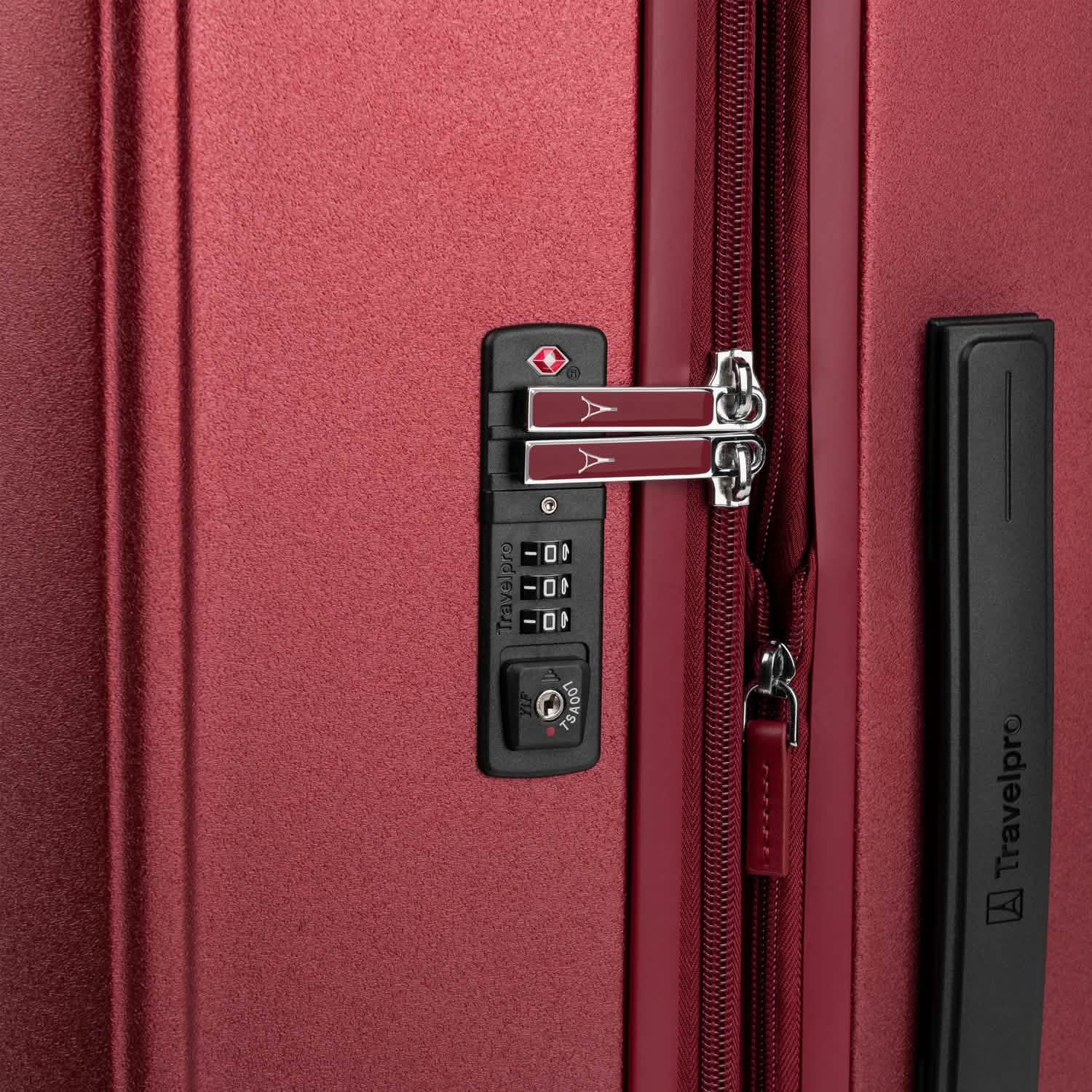 Valise grand format à roulettes en polycarbonate Platinum® Elite