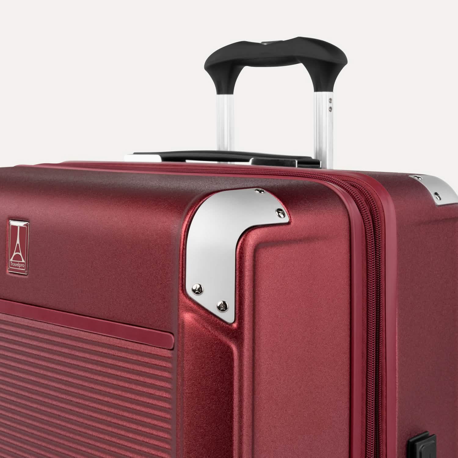Valise grand format à roulettes en polycarbonate Platinum® Elite