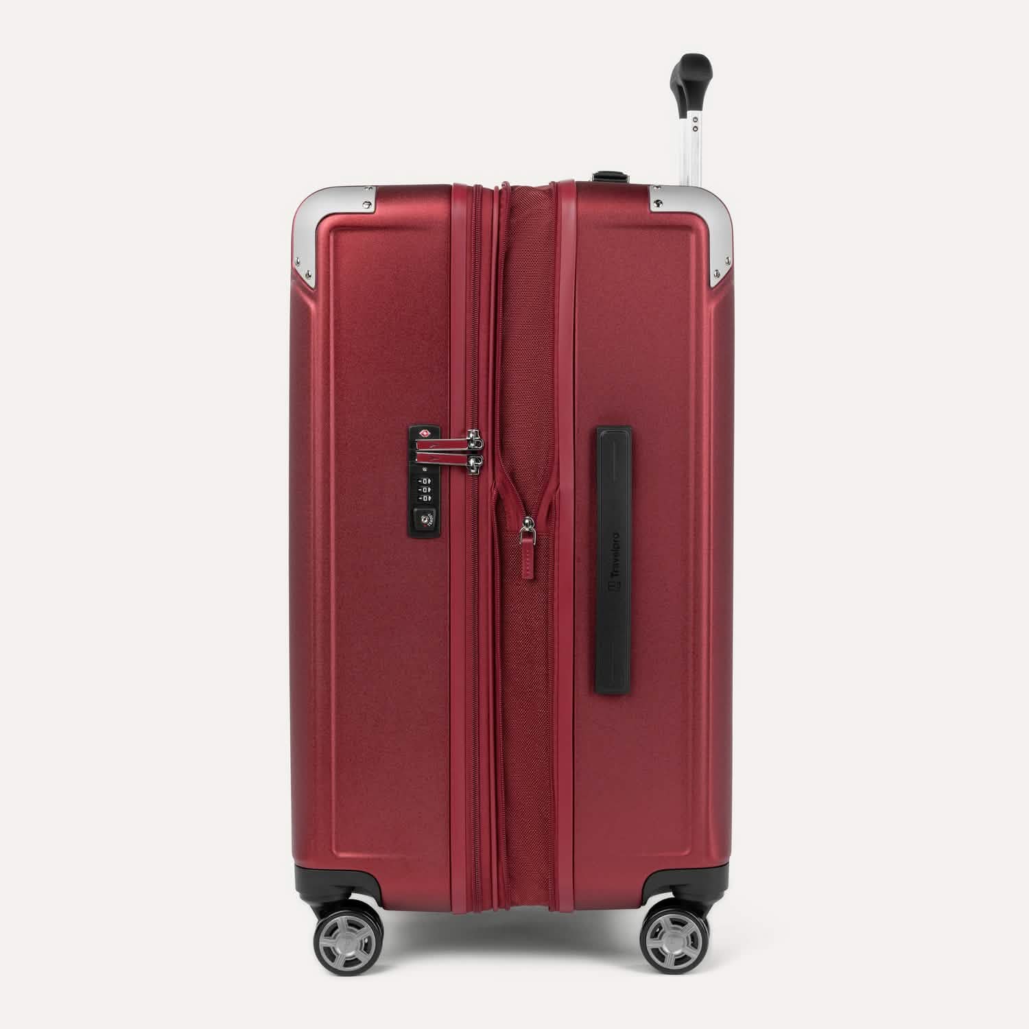 Valise grand format à roulettes en polycarbonate Platinum® Elite
