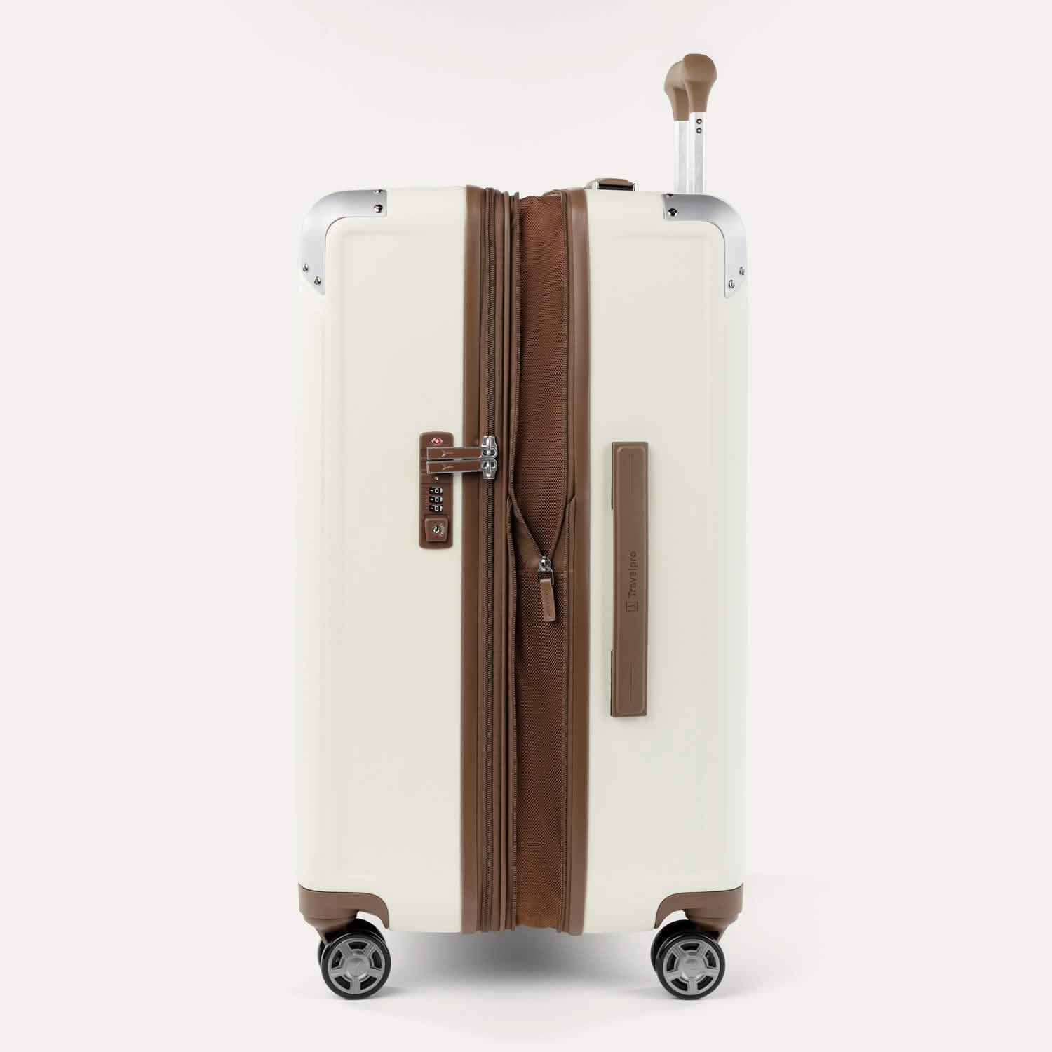 Valise grand format à roulettes en polycarbonate Platinum® Elite