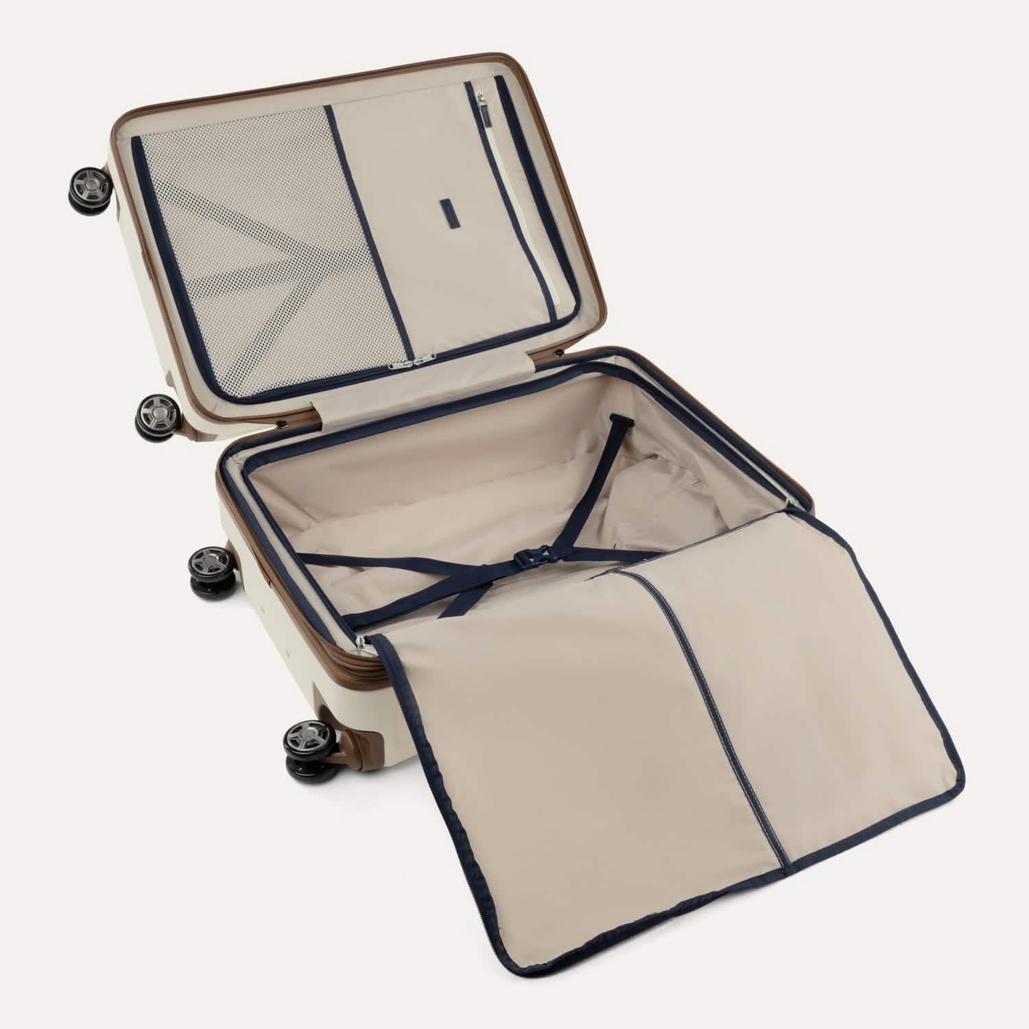 Valise grand format à roulettes en polycarbonate Platinum® Elite