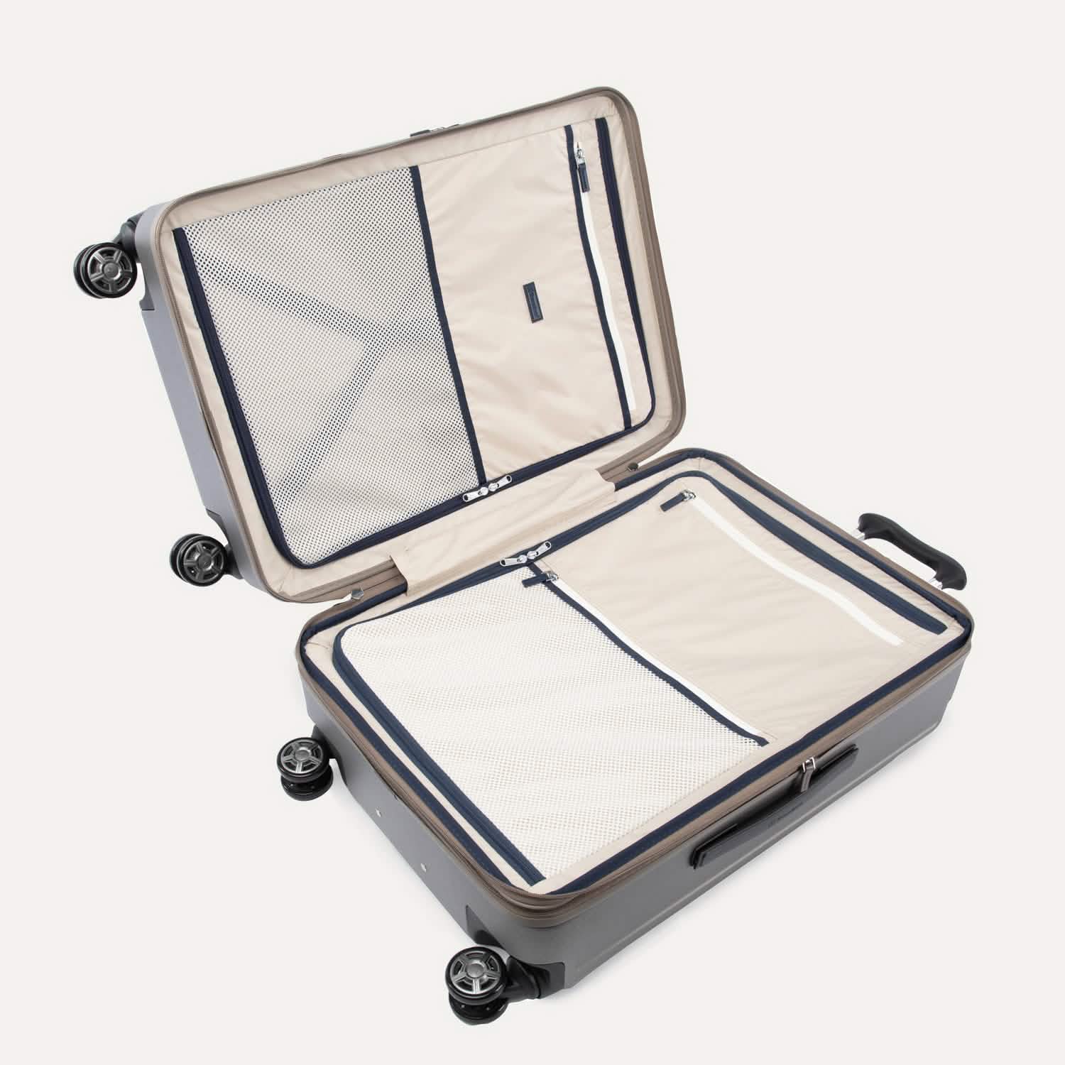 Valise grand format à roulettes en polycarbonate Platinum® Elite