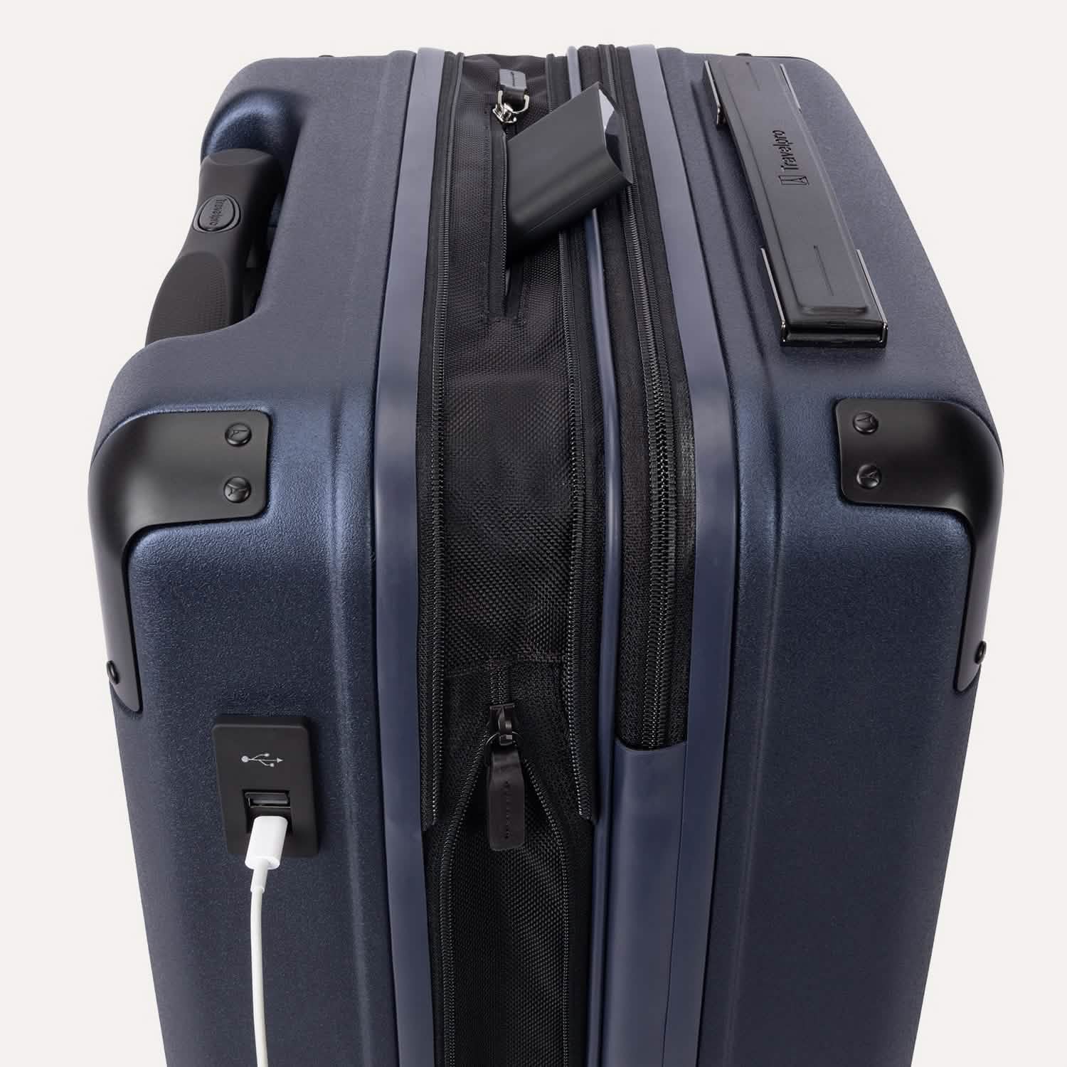 Valise rigide à roulettes cabine Platinum® Elite Slim