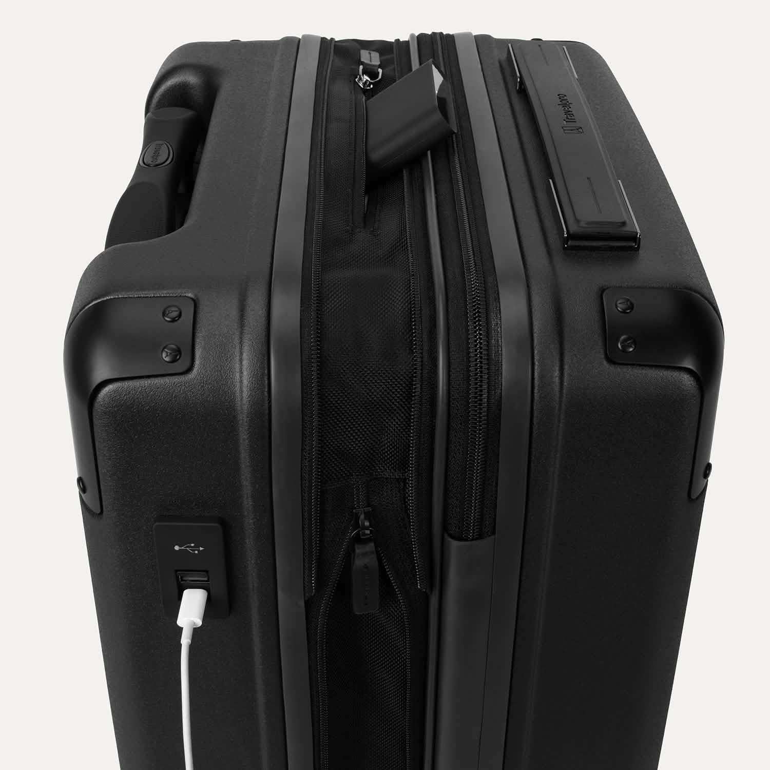 Valise rigide à roulettes cabine Platinum® Elite Slim