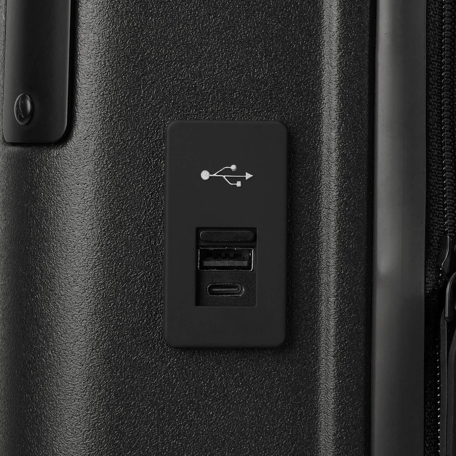 Valise rigide à roulettes cabine Platinum® Elite Slim