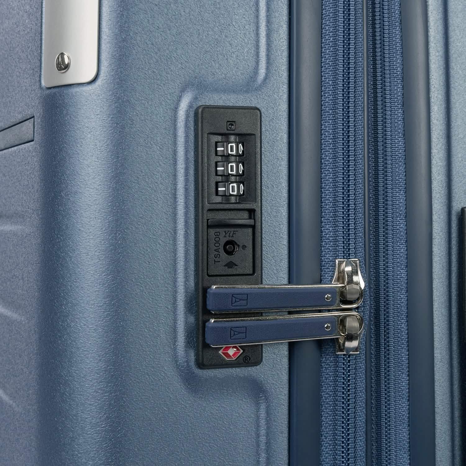 Valise rigide à roulettes cabine Platinum® Elite Slim
