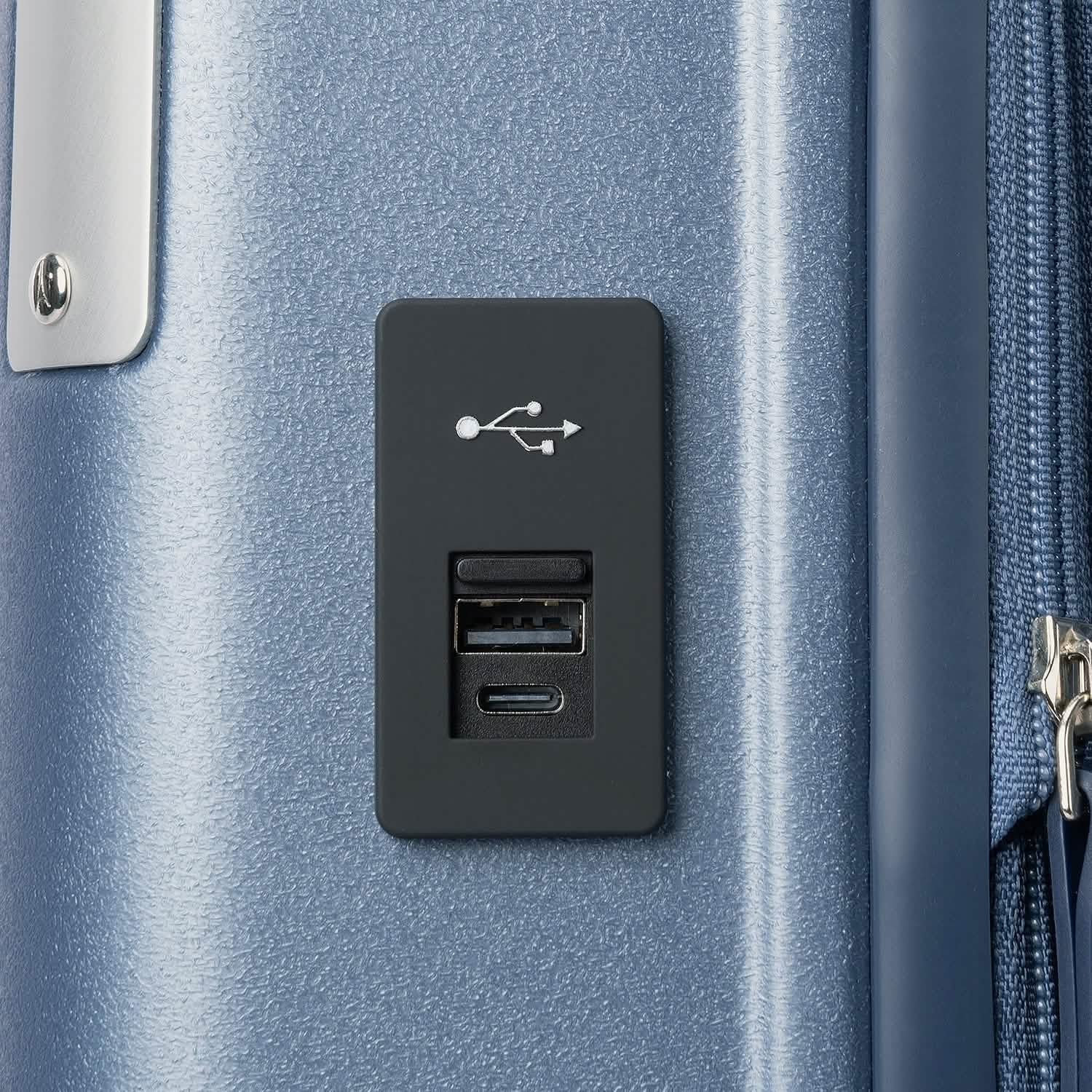 Valise rigide à roulettes cabine Platinum® Elite Slim