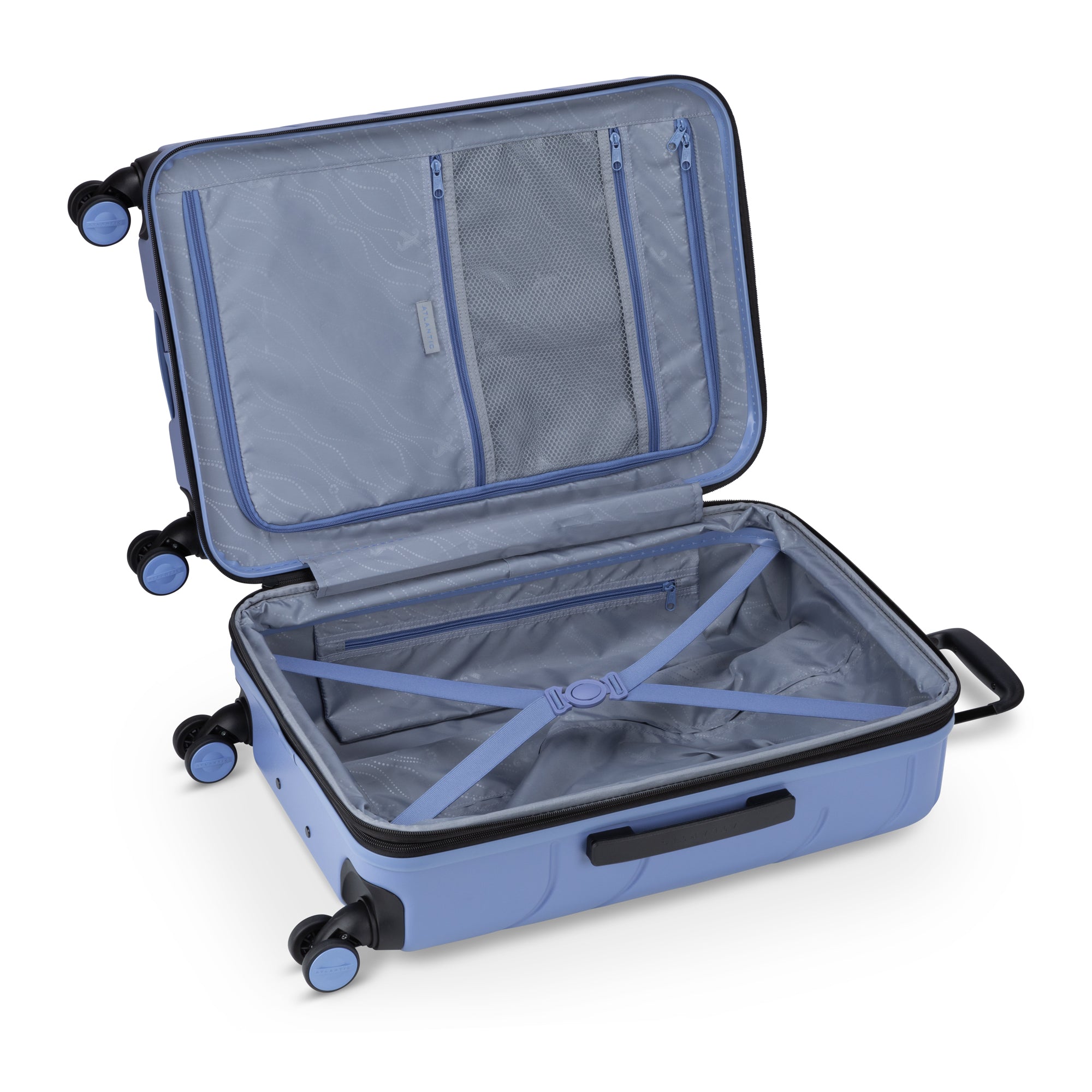 Atlantic Transmarine Hardside Large Checked Spinner in Endless Sky, view 6