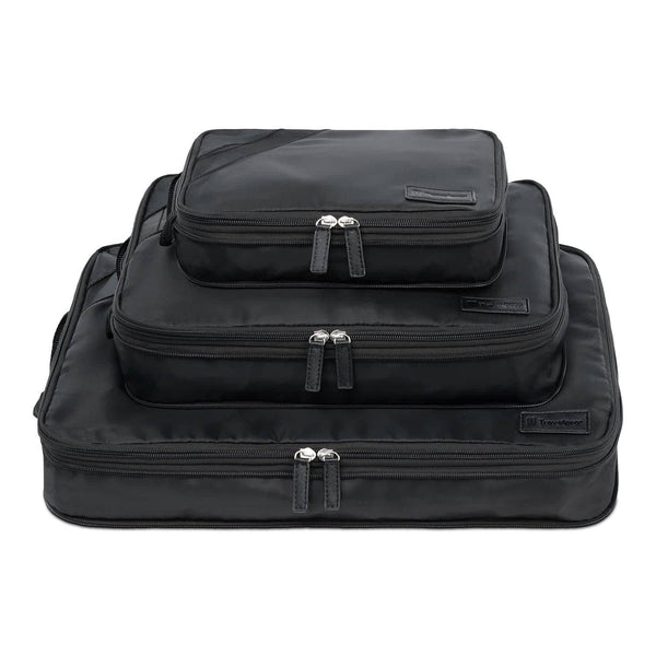 9 Pack Bagagerie Organisateur Voyage Compression Valise Sac Emballage Cubes  Noir