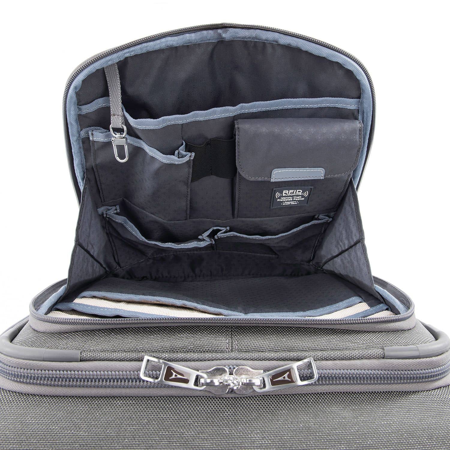 Valise de cabine pivotante extensible Platinum® Elite 20 po Business Plus